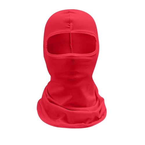 Kreeqe Taktische Ski-Gesichtsmaske für Männer und Frauen, Sturmhaube, Skullies, Beanies, Outdoor-Sport, Fahrradmütze (Rose, M) von Kreeqe
