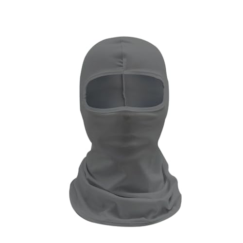 Kreeqe Taktische Ski-Gesichtsmaske für Männer und Frauen, Sturmhaube, Skullies, Beanies, Outdoor-Sport, Fahrradmütze (dunkelgrau, M) von Kreeqe