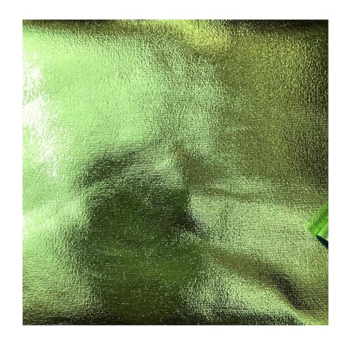 Mädchen Metallic-Unitard, Kleinkind, glitzernd, Turn- und Tanztrikot, Stehkragen, langärmliger Body mit Reißverschluss hinten (Spitzengrün, S) von Kreeqe