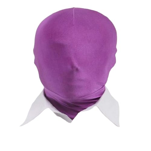 Männer und Frauen Volle Abdeckung Spandex Zentai Kapuze Maske für Halloween Kostüm (Fuchsia, M) von Kreeqe