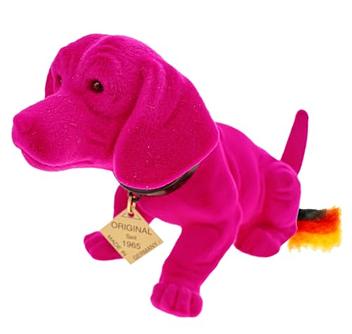 Kremers Schatzkiste Wackeldackel Pink 19cm Handgefertigt Deutschland Dekoration - Nostalgische Auto Deko für Hutablage - Wackelkopffigur - Geschenk für Autoliebhaber - Made in Germany Kremers Schatzkiste Wackeldackel Pink 19cm Handgefertigt Deutschland Dekoration - Nostalgische Auto Deko für Hutablage - Wackelkopffigur - Geschenk für Autoliebhaber - Made in Germany von Kremers Schatzkiste