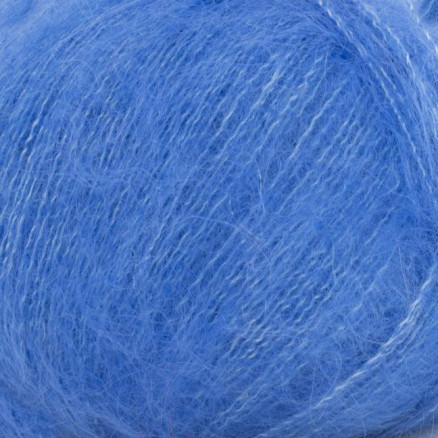 Kremke Silky Kid Unicolor 122 Azurblau von Kremke Soul Wool