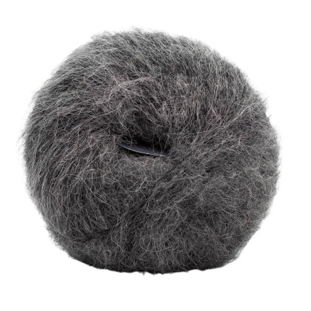 Kremke Soul Wool Baby Silk Fluffy Unicolor 2101 Grau meliert von Kremke Soul Wool