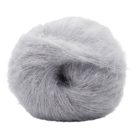 Kremke Soul Wool Baby Silk Fluffy Unicolor 2989 Blassgrau von Kremke Soul Wool