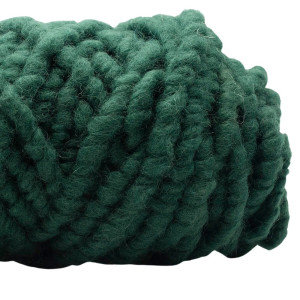 Kremke Soul Wool RUGby Teppichwolle 18 Tiefes Dunkelgrün von Kremke Soul Wool