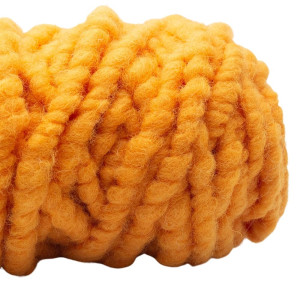 Kremke Soul Wool Rugby Teppichwolle 06 Orange von Kremke Soul Wool