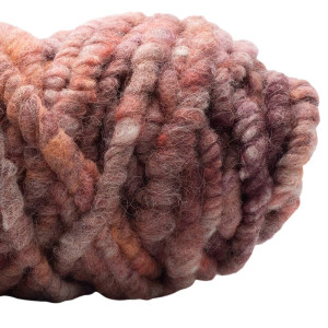 Kremke Soul Wool Rugby Teppichwolle 11 Rosa Rost Meliert von Kremke Soul Wool