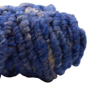 Kremke Soul Wool Rugby Teppichwolle 31 Tiefblau Meliert von Kremke Soul Wool