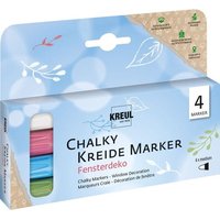KREUL Kreidemarker Chalky Fensterdeko medium 4 Stück Kartonetui KREUL Kreidemarker Chalky Fensterdeko medium 4 Stück Kartonetui von Kreul