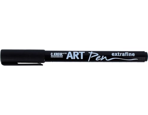 Kreul 47981 - Art Pen extrafine, schwarz, Strichstärke ca. 0,8 mm, für Beschriftungen und Verzierungen von Geschenken, Karten, Einladungen, Tischkarten und vieles mehr Kreul 47981 - Art Pen extrafine, schwarz, Strichstärke ca. 0,8 mm, für Beschriftungen und Verzierungen von Geschenken, Karten, Einladungen, Tischkarten und vieles mehr von Kreul