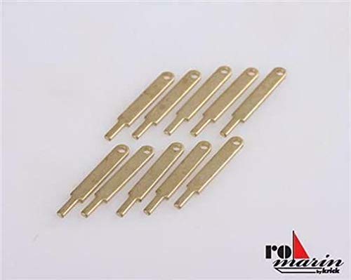 Krick Relingstütze flach 15 mm 10er Pack (Modellbahnzubehör) - für 10+ Jahre - 360495031 von Krick Modelltechnik