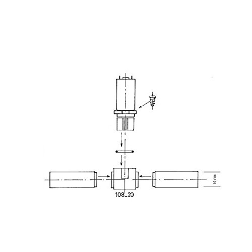 Mini Querstrahlruder 10/12 x92 mm von Krick