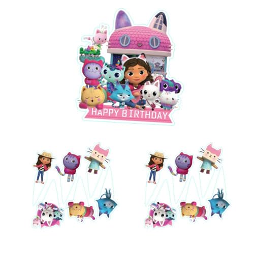 25 Stück Cartoon Dekoration für Kindergeburtstage, Tortendekoration, Kuchendekoration, Cake Topper für Party, Cupcake Toppers, Geburtstagsdekoration für Mädchen und Kinder 25 Stück Cartoon Dekoration für Kindergeburtstage, Tortendekoration, Kuchendekoration, Cake Topper für Party, Cupcake Toppers, Geburtstagsdekoration für Mädchen und Kinder von Krilucly