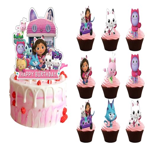 Krilucly 25 Stück Tortendekorationen Geburtstag für Kinder, Cartoon-Kuchendekoration, beliebte Anime-Themen, Cupcake-Dekoration, Kuchendekoration, Geburtstag, für Kinder Geburtstagsfeiern Krilucly 25 Stück Tortendekorationen Geburtstag für Kinder, Cartoon-Kuchendekoration, beliebte Anime-Themen, Cupcake-Dekoration, Kuchendekoration, Geburtstag, für Kinder Geburtstagsfeiern von Krilucly