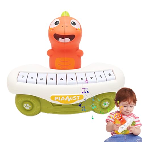 Krmoau Klavier -Tastaturspielzeug für Kinder, Klavierspielzeugtastatur für Kinder - Kleines Klavier mit Tierdesign | Interaktives Instrumentspiel mit farbenfrohen Lichtern für Mädchen Krmoau Klavier -Tastaturspielzeug für Kinder, Klavierspielzeugtastatur für Kinder - Kleines Klavier mit Tierdesign | Interaktives Instrumentspiel mit farbenfrohen Lichtern für Mädchen von Krmoau