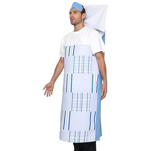 Krmoau Lustiges Halloween Kostüm - Schlafpatient Halloween Kostüm | Streich Verkleidung Lustiges Outfit Für Cosplay Partys Bühnenauftritte Events Männer Frauen Treffen Krmoau Lustiges Halloween Kostüm - Schlafpatient Halloween Kostüm | Streich Verkleidung Lustiges Outfit Für Cosplay Partys Bühnenauftritte Events Männer Frauen Treffen von Krmoau