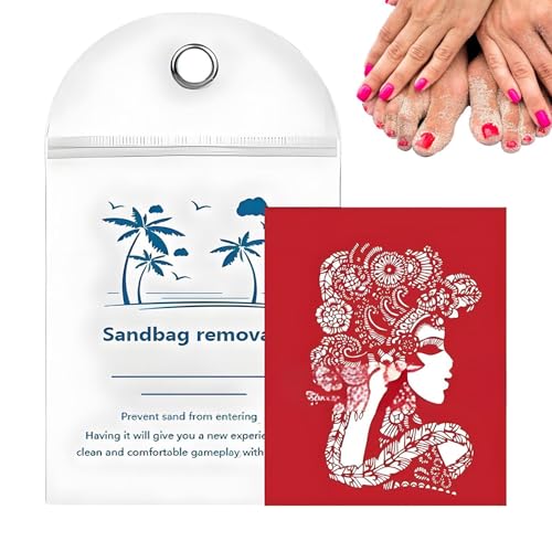 Krmoau Sandentfernungsbeutel Für Den, Sandschutzsandentferner, Beutel Zur Sandentfernung, Tragbares Strandreinigungszubehör Mit Natürlichen Inhaltsstoffen Korallenriff Für Frauen Und Kinder Krmoau Sandentfernungsbeutel Für Den, Sandschutzsandentferner, Beutel Zur Sandentfernung, Tragbares Strandreinigungszubehör Mit Natürlichen Inhaltsstoffen Korallenriff Für Frauen Und Kinder von Krmoau