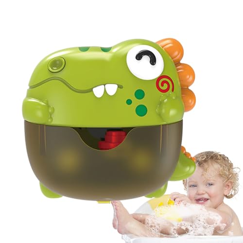 Krmoau Schaumbad Spielzeug | Automatischer Blasenmacher - Musik Dinosaurier Lichtspiel Für Kinder Badespaß Drinnen Pool Zuhause von Krmoau
