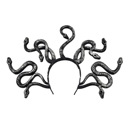 Krmoau Schlangen-Kopfschmuck-Kostüm, Schlangen-Stirnband | Maskerade-Kopfschmuck - Schlangen-Stirnband, Halloween-Kopfschmuck, Kopfschmuck, Haarschmuck für Damen und Mädchen, Kostümzubehör Krmoau Schlangen-Kopfschmuck-Kostüm, Schlangen-Stirnband | Maskerade-Kopfschmuck - Schlangen-Stirnband, Halloween-Kopfschmuck, Kopfschmuck, Haarschmuck für Damen und Mädchen, Kostümzubehör von Krmoau