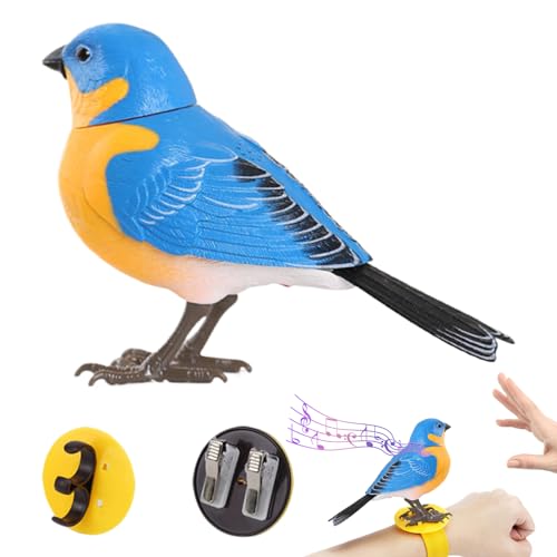 Krmoau Vogel Spielzeug | Kinder Vogel Spielzeug Für Kleinkinder | Realistische Süße Tierfigur Zur Interaktion Mit Sprachfunktion Als Tischdekoration Und Haustierbeschäftigung Krmoau Vogel Spielzeug | Kinder Vogel Spielzeug Für Kleinkinder | Realistische Süße Tierfigur Zur Interaktion Mit Sprachfunktion Als Tischdekoration Und Haustierbeschäftigung von Krmoau