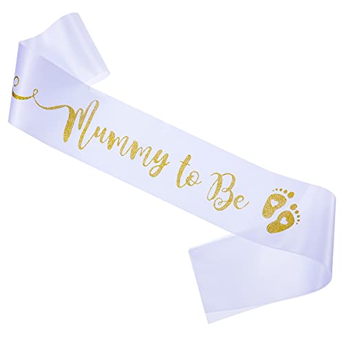 KroY PecoeD 1 Stück Mom to Be Schärpe Baby Shower Party Schwangerschaft Mutterschaft für Werdende Mutti Mama KroY PecoeD 1 Stück Mom to Be Schärpe Baby Shower Party Schwangerschaft Mutterschaft für Werdende Mutti Mama von KroY PecoeD