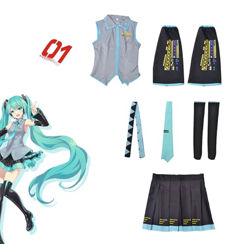 Kroilucaly Anime-Charakter-Kostüm, japanisches Outfit für Anfänger, Party, Performance-Kostüm, Halloween, Karneval, Geburtstag, Cosplay für Erwachsene und Kinder (L) von Kroilucaly