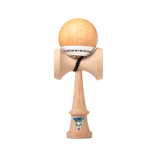 KROM - Kendama POP Naturoptik - Hohe Holzqualität - Für Anfänger und Profis - Pack : Ersatzschnur + Stickers KROM - Kendama POP Naturoptik - Hohe Holzqualität - Für Anfänger und Profis - Pack : Ersatzschnur + Stickers von KROM