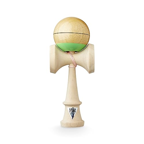 KROM Original Pro Kendama aus Holz für Anfänger und fortgeschrittene Spieler - Nihon ICHI - Geschicklichkeitsspiel für drinnen und draußen - Holzspielzeug mit Schnur und Kugel von KROM