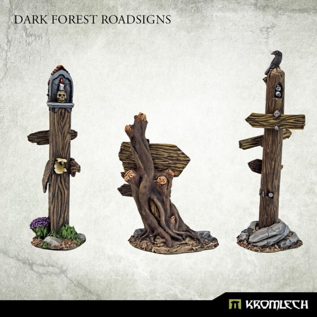 Dark Forest Road Signs (3) von Kromlech