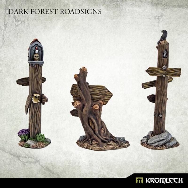 'Dark Forest Road Signs (3)' von Kromlech