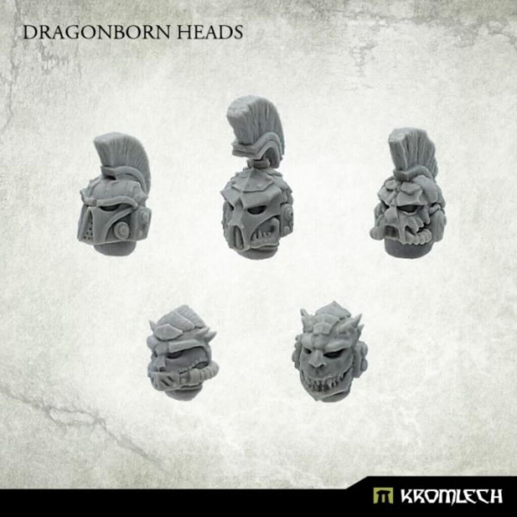 Dragonborn Heads (10) von Kromlech