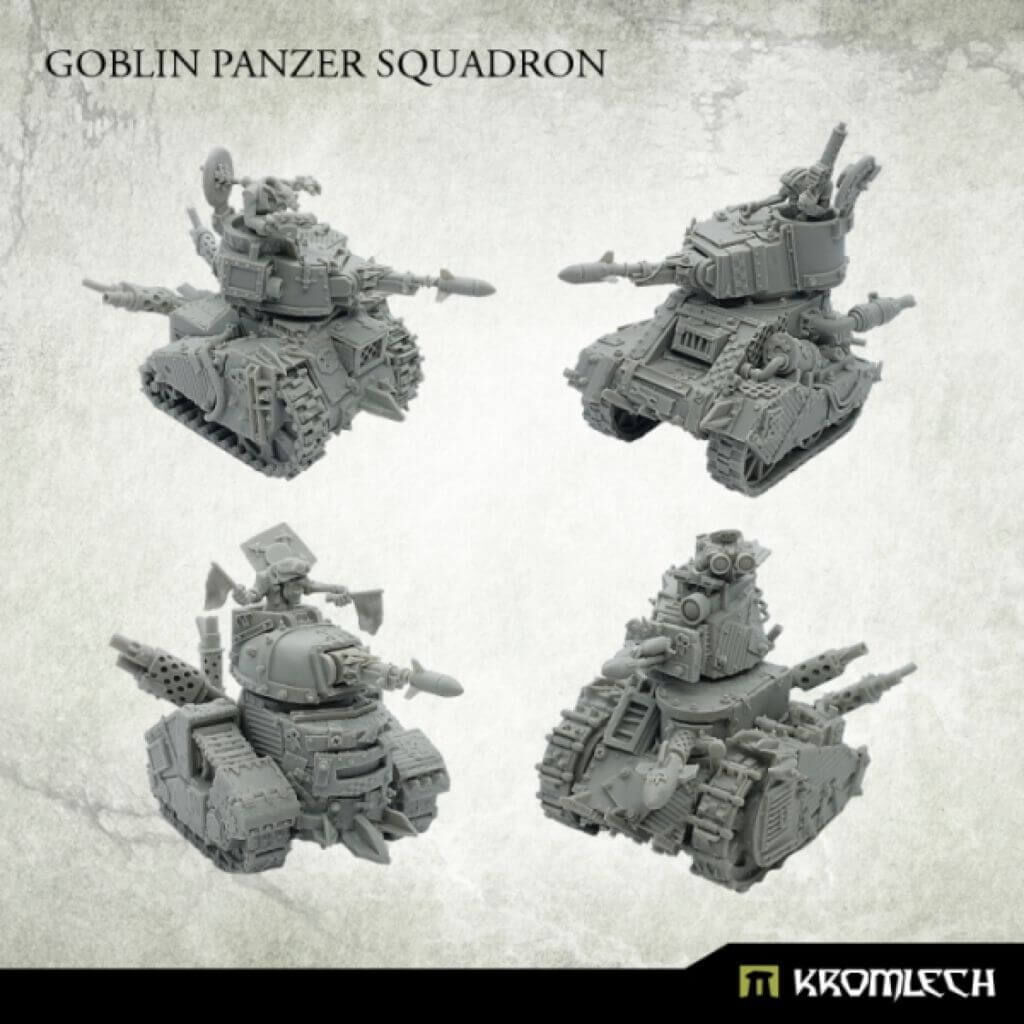 'Goblin Scrap Tank Squadron (4)' von Kromlech