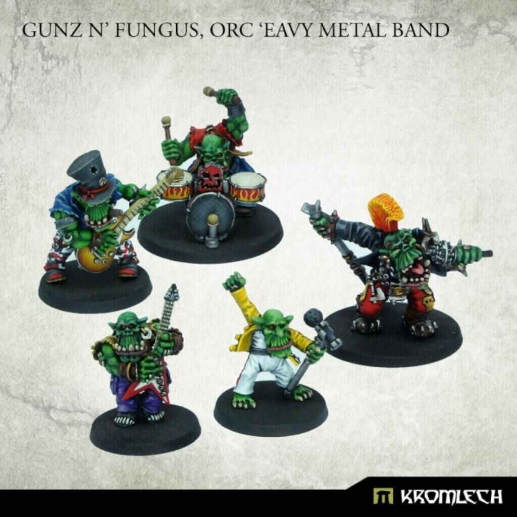 'Gunz N Fungus, Orc Eavy Metal Band (5)' von Kromlech