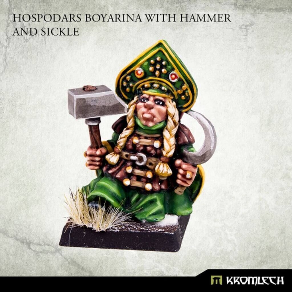 Hospodars Boyarina with hammer and sickle (1) von Kromlech