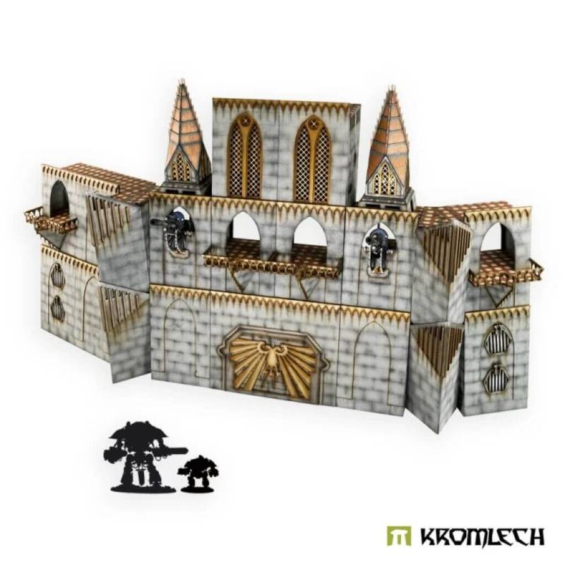 'Imperial Fortress Wall Siege Set (21)' von Kromlech