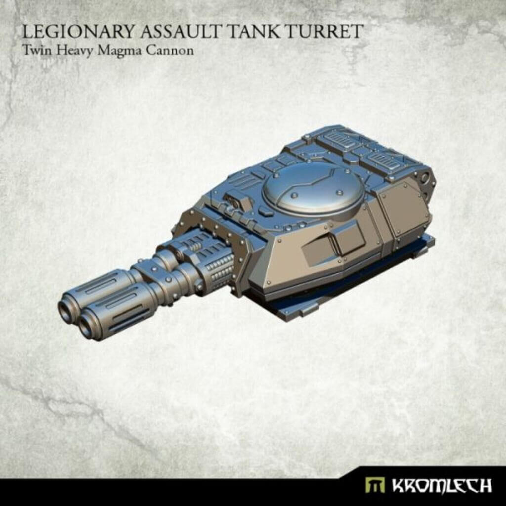Legionary Assault Tank Turret: Twin Heavy Magma Cannon (1) von Kromlech