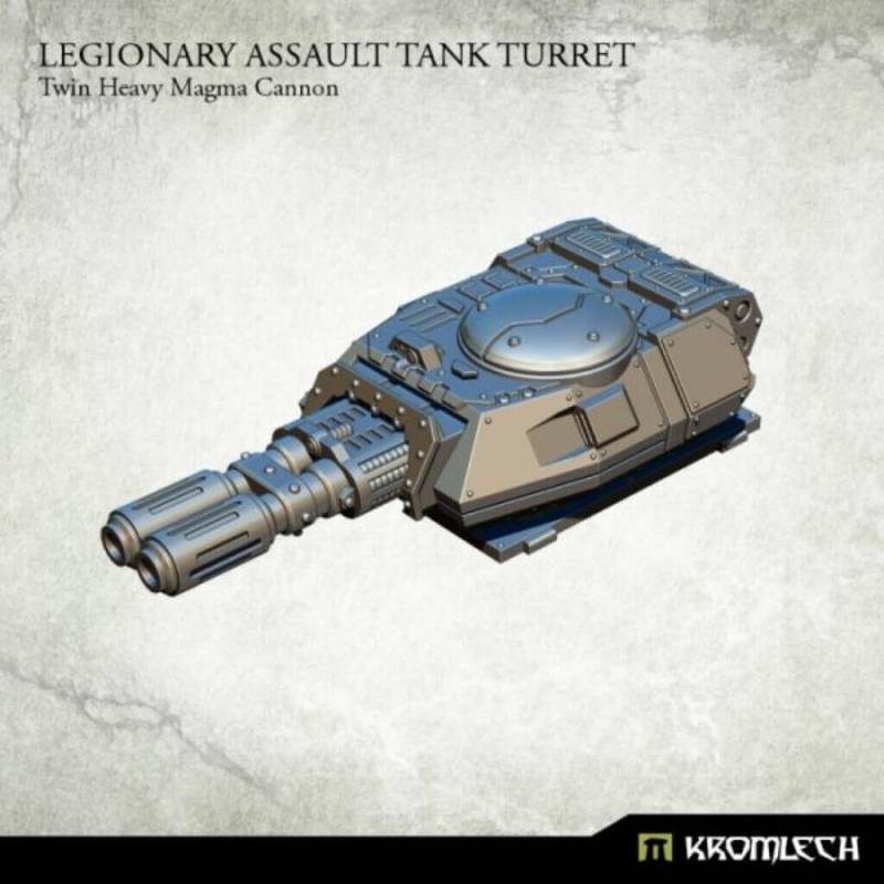 'Legionary Assault Tank Turret: Twin Heavy Magma Cannon (1)' von Kromlech