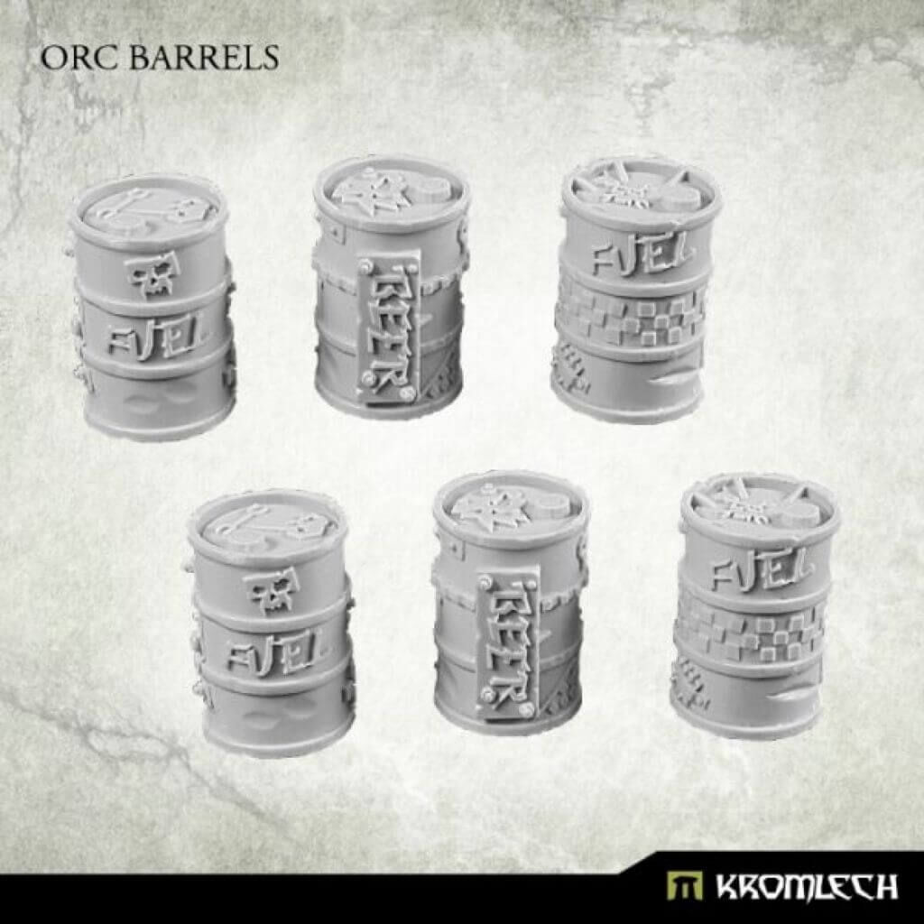 Orc Barrels (6) von Kromlech