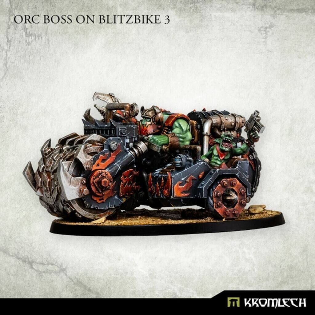 'Orc Boss on Blitzbike 3' von Kromlech