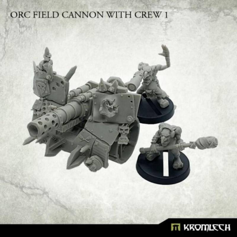 'Orc Field Cannon with Crew 1 (3)' von Kromlech