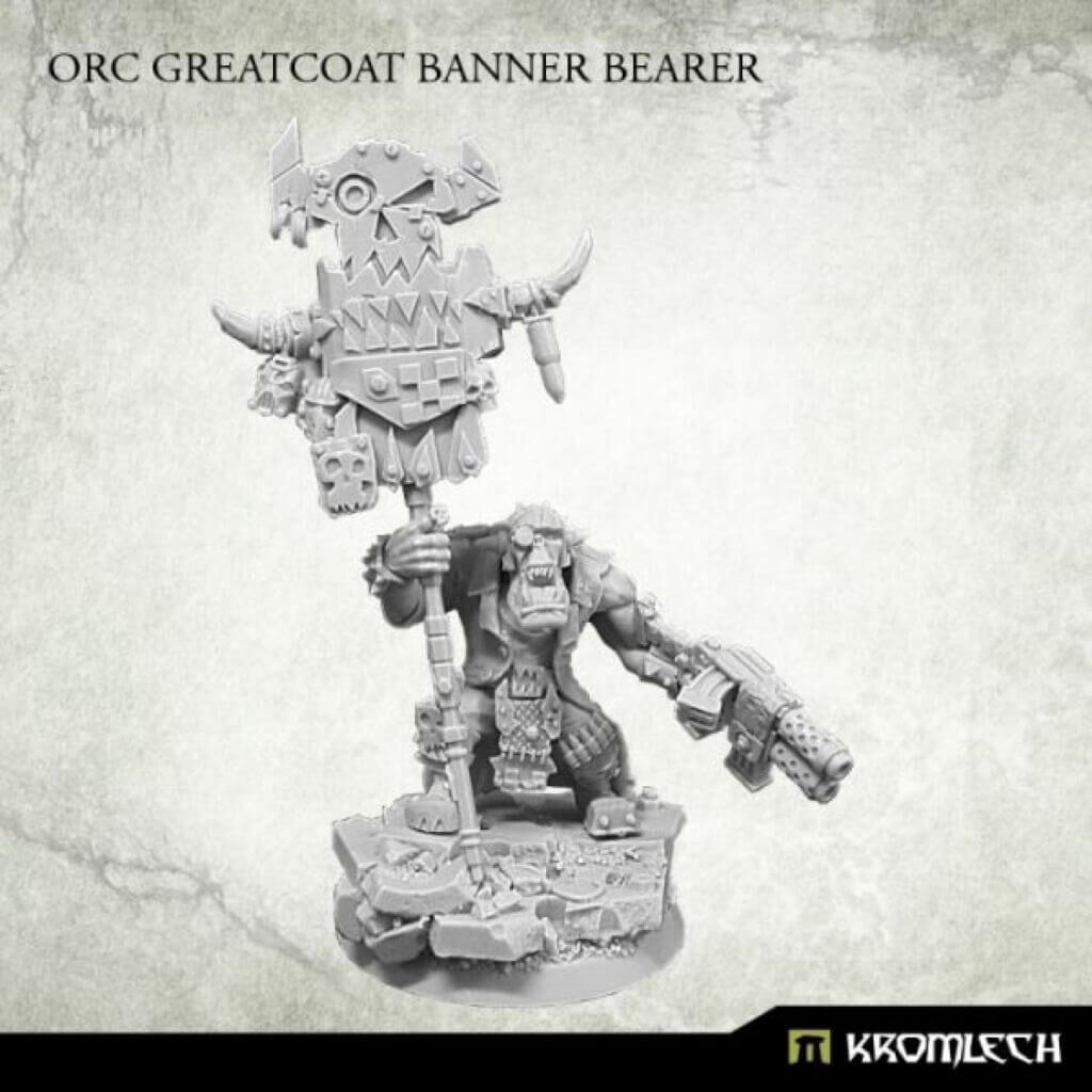 Orc Greatcoat Banner Bearer (1) von Kromlech
