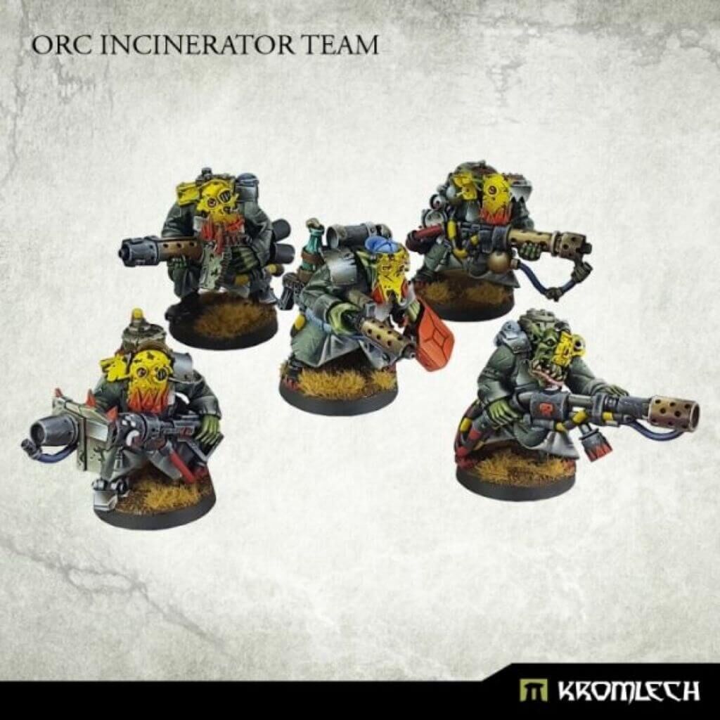 'Orc Incinerator Team (5)' von Kromlech