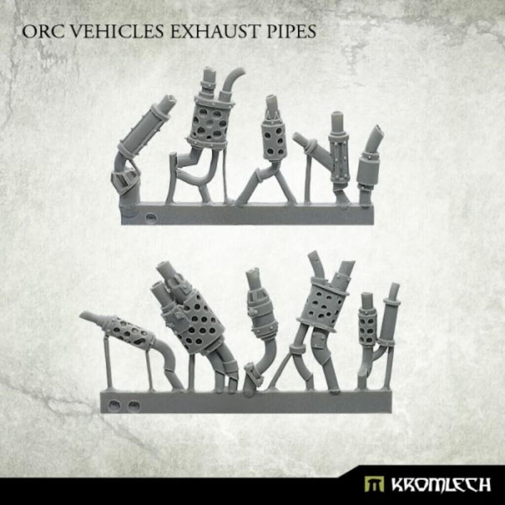 Orc Vehicles Exhaust Pipes (10) von Kromlech