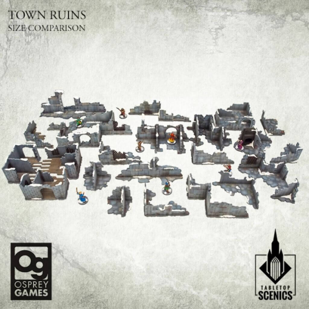 'Frostgrave Terrain - Town Ruins' von Kromlech