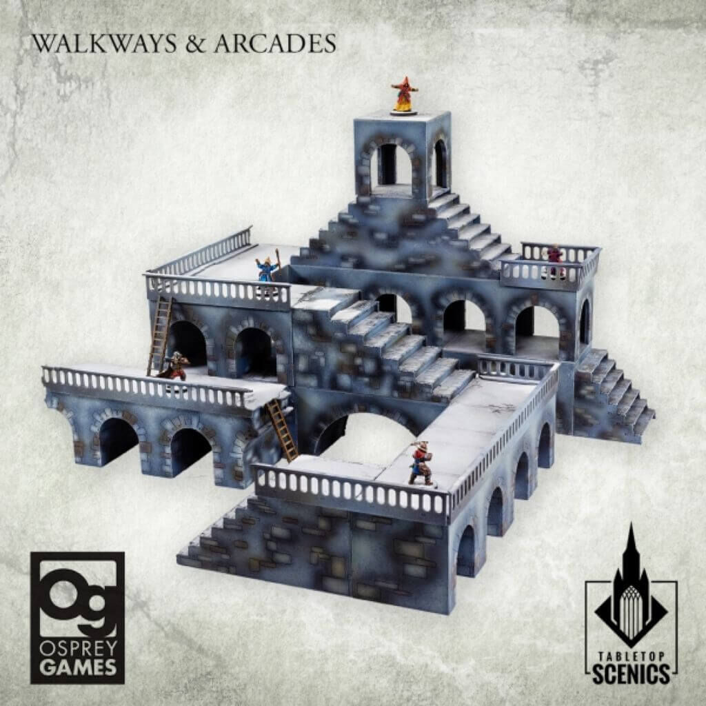 'Frostgrave Terrain - Walkways & Arcades' von Kromlech