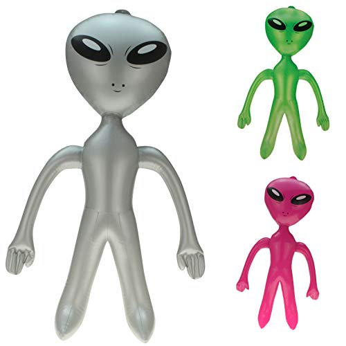 Krüger & Gregoriades 583290 - Aufblasbares Alien, 60 cm von Krüger & Gregoriades