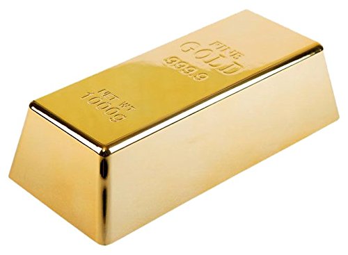 Krüger & Gregoriades 802240 - Türstopper Goldbarren, 850 g von Krüger & Gregoriades