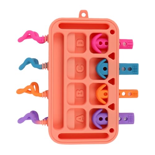 Krujecnt Aktivitätsbrett - Silikon-Steckspielzeug Mit Steckbrett - Pädagogisches Steckspiel Aus Silikon Für Krippe Kindergarten Und Kleinkindbeschäftigung Krujecnt Aktivitätsbrett - Silikon-Steckspielzeug Mit Steckbrett - Pädagogisches Steckspiel Aus Silikon Für Krippe Kindergarten Und Kleinkindbeschäftigung von Krujecnt