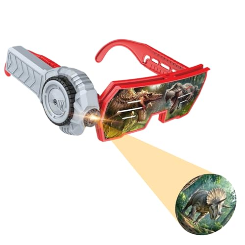 Krujecnt Coole Sachen für Kinder, Kinderbrillen, Lustige Brille Gadgets, 20 technische Vision Themen sicheres Flip-up-Modul & Anti-Slip-Verstellrahmen für Jungenfamilienparty Geburtstag von Krujecnt