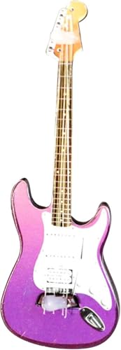 Kryoflare Miniatur-Gitarrenmodell, Maßstab 1:12, lila, Miniatur-Instrumenten-Gitarrenmodell, dekorativ, dekorative Haushalts-Ornament-Zubehör Kryoflare Miniatur-Gitarrenmodell, Maßstab 1:12, lila, Miniatur-Instrumenten-Gitarrenmodell, dekorativ, dekorative Haushalts-Ornament-Zubehör von Kryoflare
